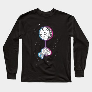 Astronaut Hanging by the Moon Long Sleeve T-Shirt